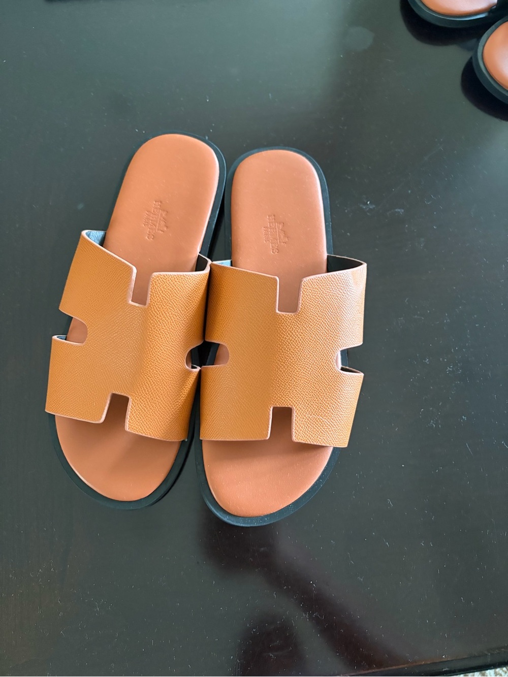 Tan Slide Sandals - Classic Slip-On